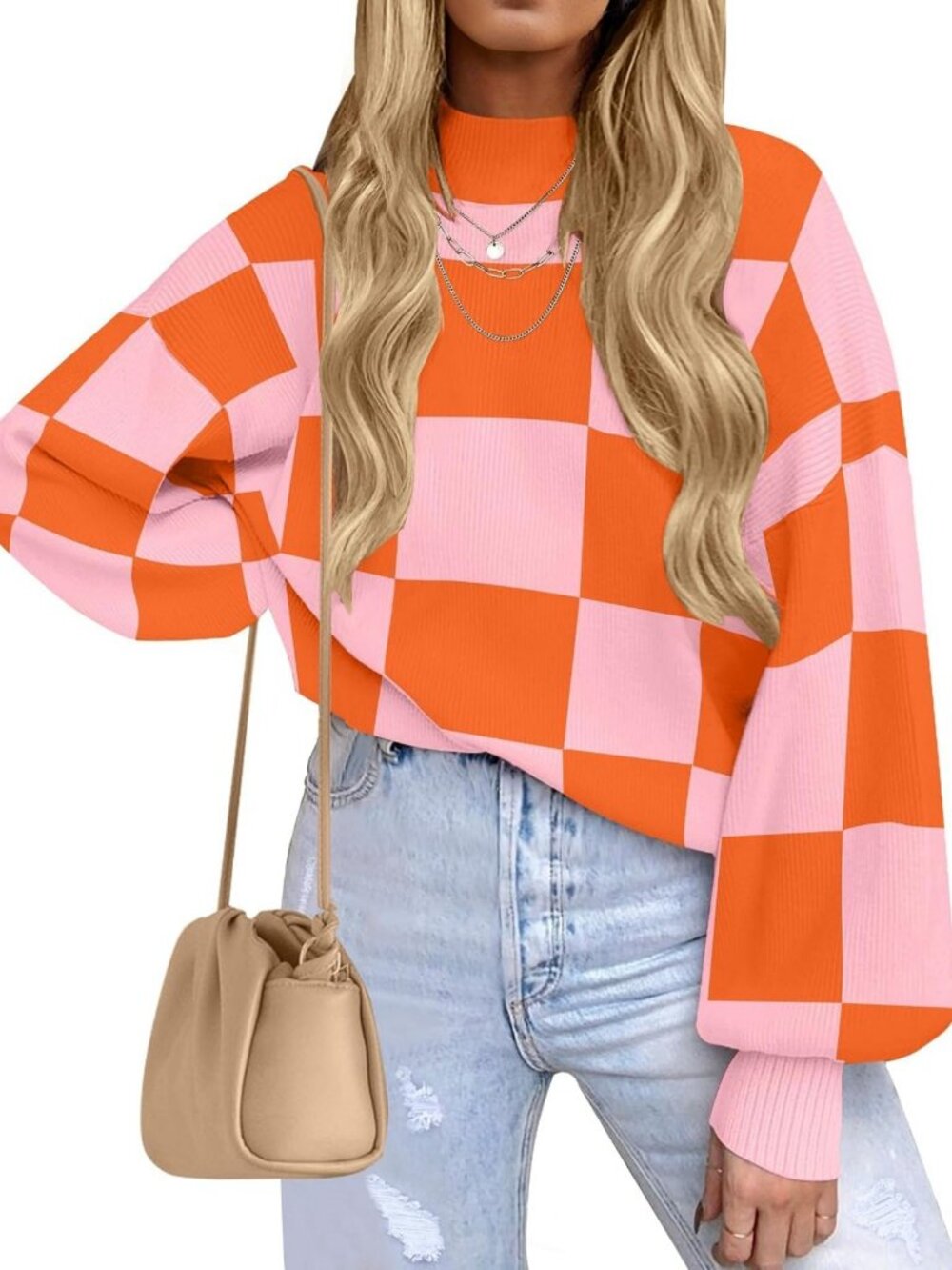 Cozy Oversized Turtleneck Sweater for Women - Trendy Fall Fashion 2026